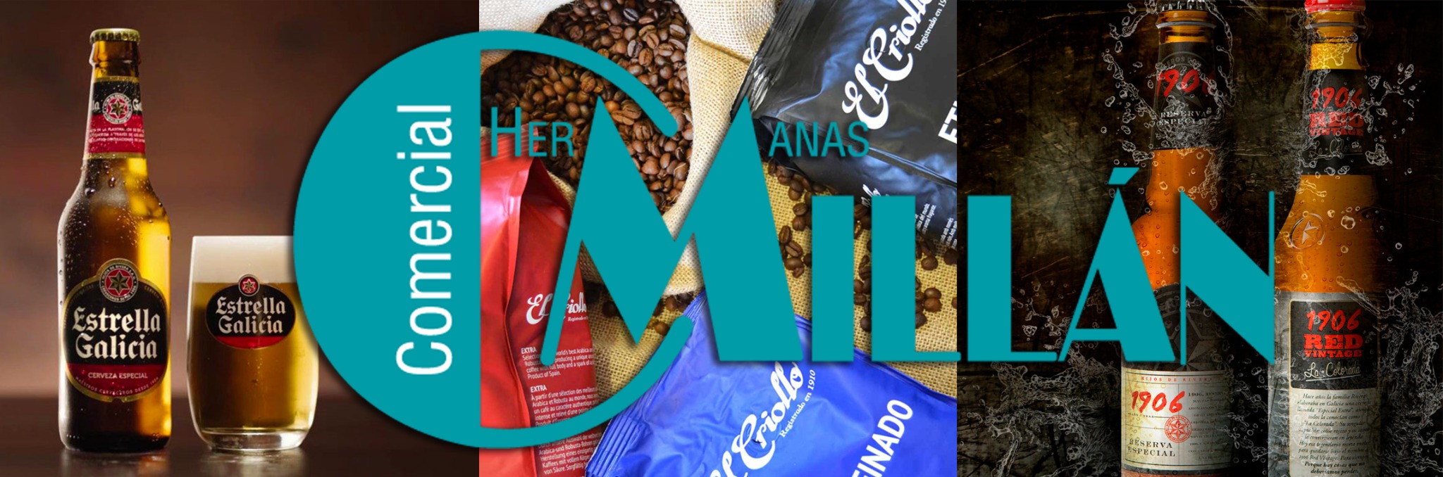 Selecció de productes de begudes i cafè per a hostaleria
